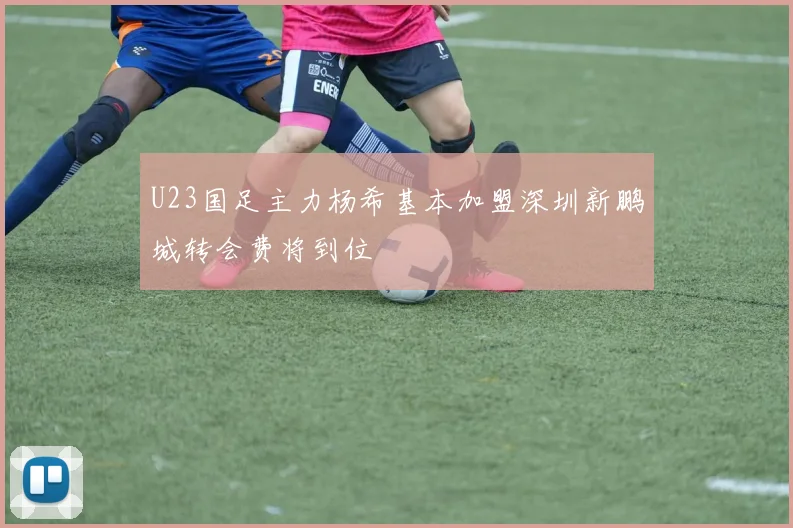 U23国足主力杨希基本加盟深圳新鹏城转会费将到位